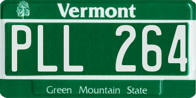VT license plate PLL264