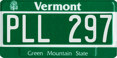 VT license plate PLL297