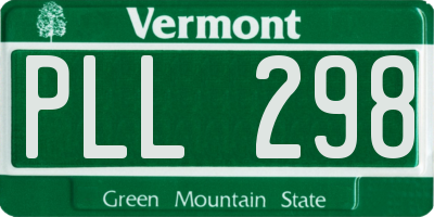 VT license plate PLL298