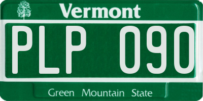 VT license plate PLP090