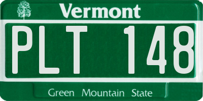 VT license plate PLT148