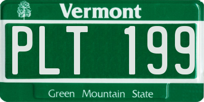 VT license plate PLT199