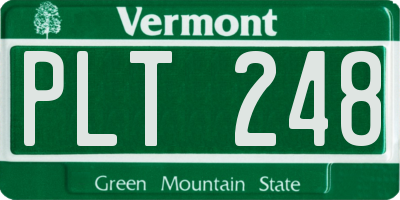 VT license plate PLT248