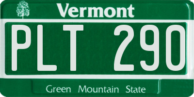 VT license plate PLT290