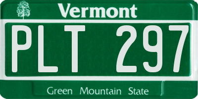 VT license plate PLT297