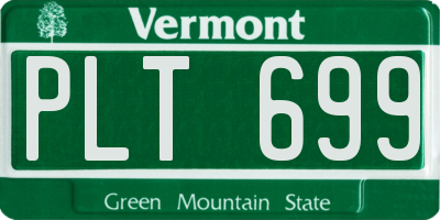 VT license plate PLT699