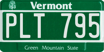 VT license plate PLT795
