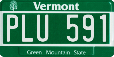 VT license plate PLU591