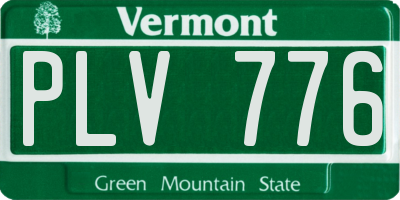 VT license plate PLV776