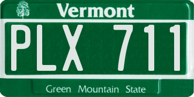 VT license plate PLX711
