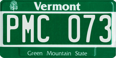 VT license plate PMC073