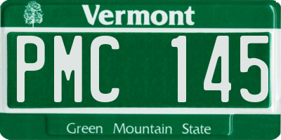 VT license plate PMC145