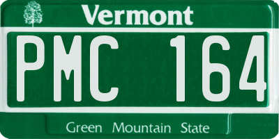 VT license plate PMC164