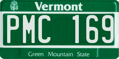VT license plate PMC169