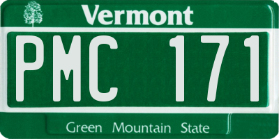 VT license plate PMC171