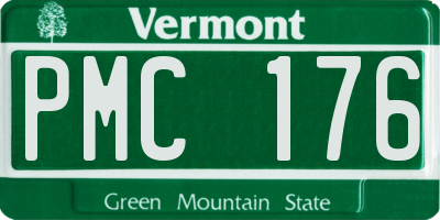 VT license plate PMC176