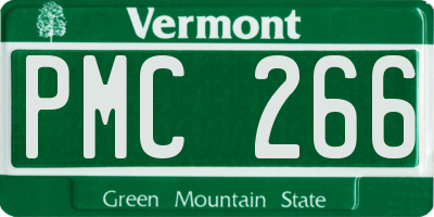 VT license plate PMC266