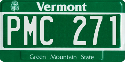 VT license plate PMC271