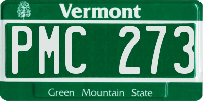 VT license plate PMC273