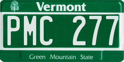 VT license plate PMC277