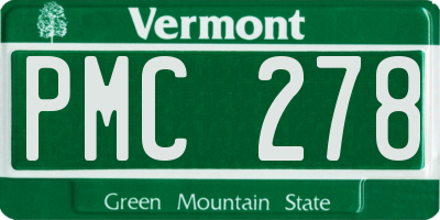 VT license plate PMC278