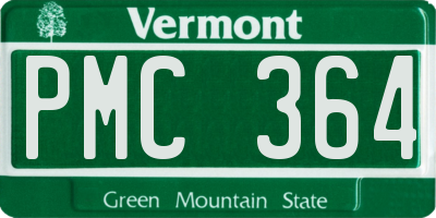 VT license plate PMC364