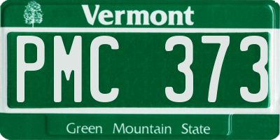 VT license plate PMC373