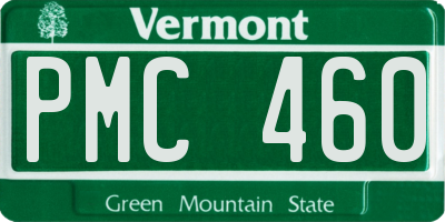 VT license plate PMC460