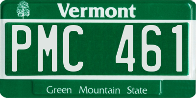VT license plate PMC461