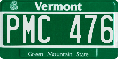 VT license plate PMC476