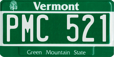 VT license plate PMC521