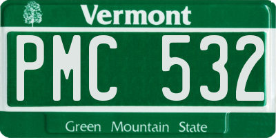 VT license plate PMC532