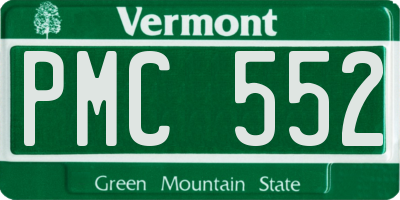 VT license plate PMC552
