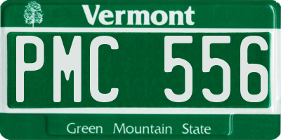 VT license plate PMC556