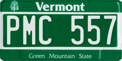 VT license plate PMC557