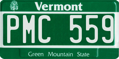 VT license plate PMC559