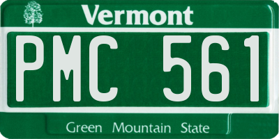 VT license plate PMC561