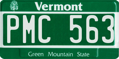 VT license plate PMC563