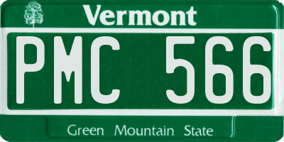 VT license plate PMC566