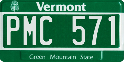VT license plate PMC571