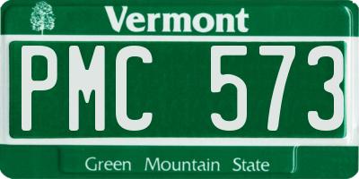VT license plate PMC573