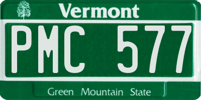 VT license plate PMC577
