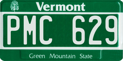 VT license plate PMC629