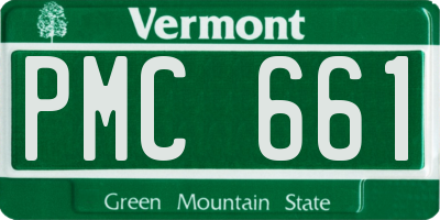 VT license plate PMC661