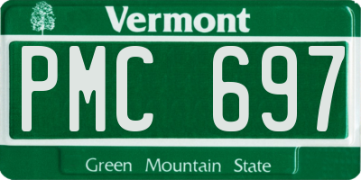 VT license plate PMC697
