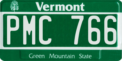 VT license plate PMC766