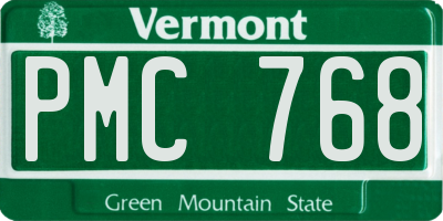 VT license plate PMC768