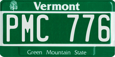 VT license plate PMC776