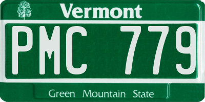 VT license plate PMC779