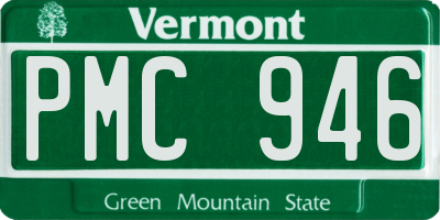 VT license plate PMC946
